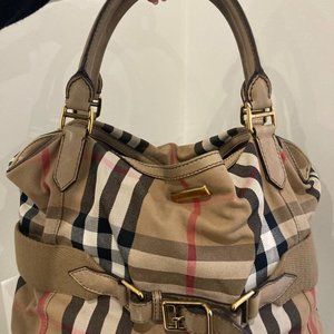 Authentic Burberry Large Tote/Diaper Bag